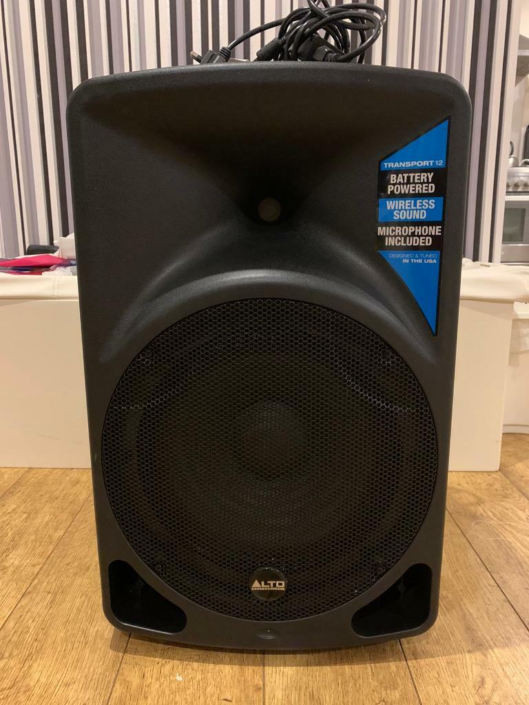 alto transport 12 portable pa system